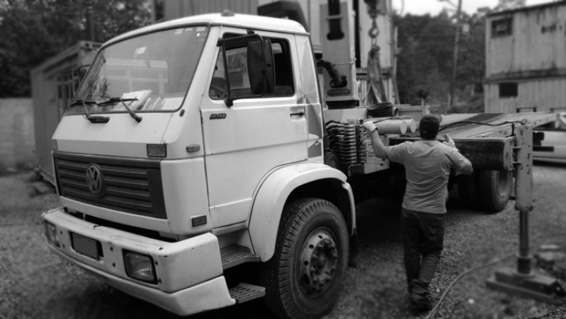 Caminhão para Transporte de Container São Miguel Paulista - Caminhão Carga para Içamento de Container