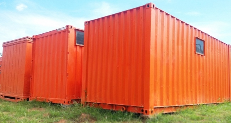 Container Sanitário com Caixa de Dejetos Morumbi - Containers com Sanitários