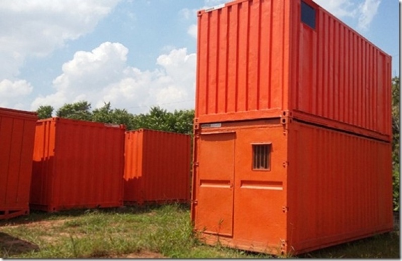 Containers para Obras de Construção Civil Ubatuba - Container de Armazenamento de Carros