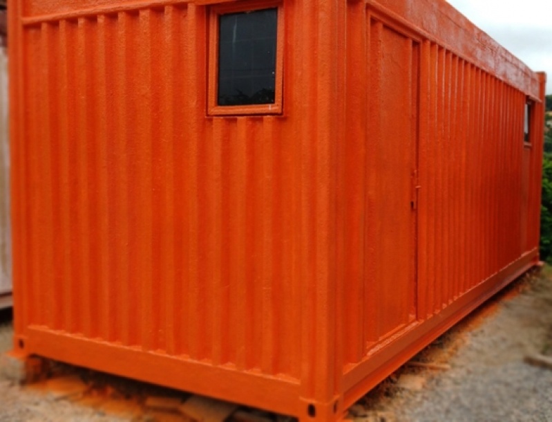 Containers para Sanitários Preço Aeroporto - Container Sanitário com Caixa de Dejetos