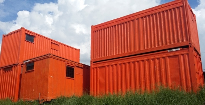 Locar Container Escritório Aeroporto - Locar Container Escritório