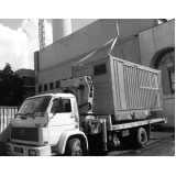 caminhão articulado para içamento de container Sumaré