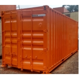 container para depósito Sé