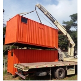 containers para guardar material de construção Água Branca